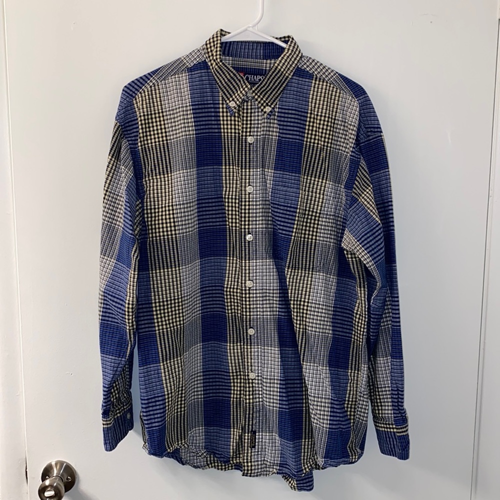 Chaps Ralph Lauren Plaid Button Up Shirt
